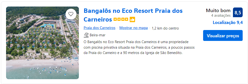 Bangalôs no Eco Resort