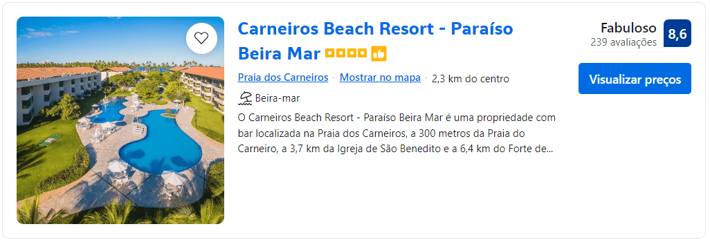 Carneiros Beach Resort