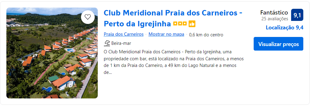 Club Meridional Praia dos Carneiros