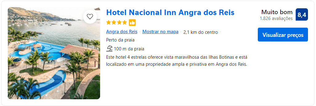 Hotel Nacional Inn Angra dos Reis