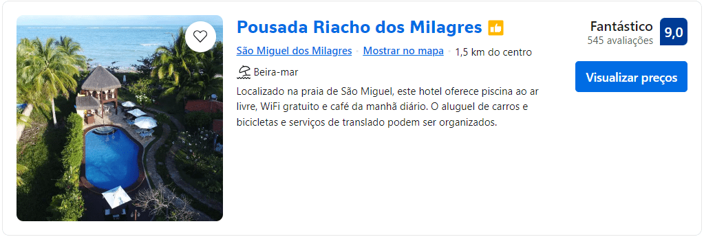 Pousada Riacho dos Milagres