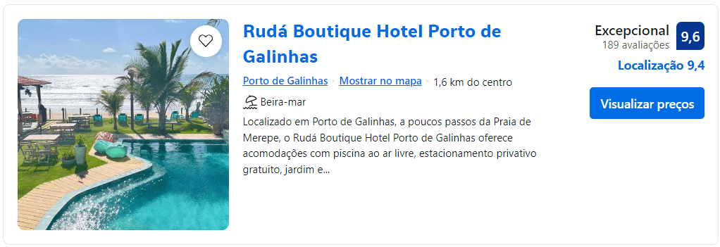 Rudá Boutique Hotel Porto de Galinhas