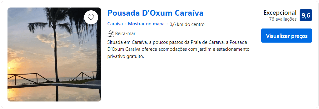 Pousada D'Oxum Caraíva