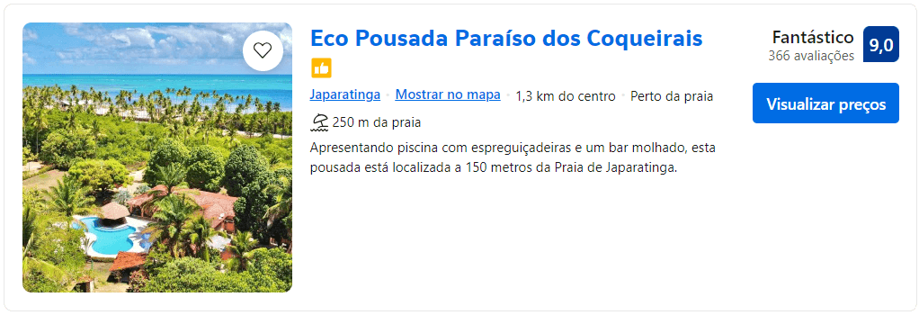 Eco Pousada Paraíso dos Coquerais