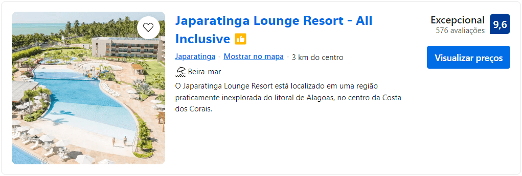 Japaratinga Lounge Resort - All Inclusive