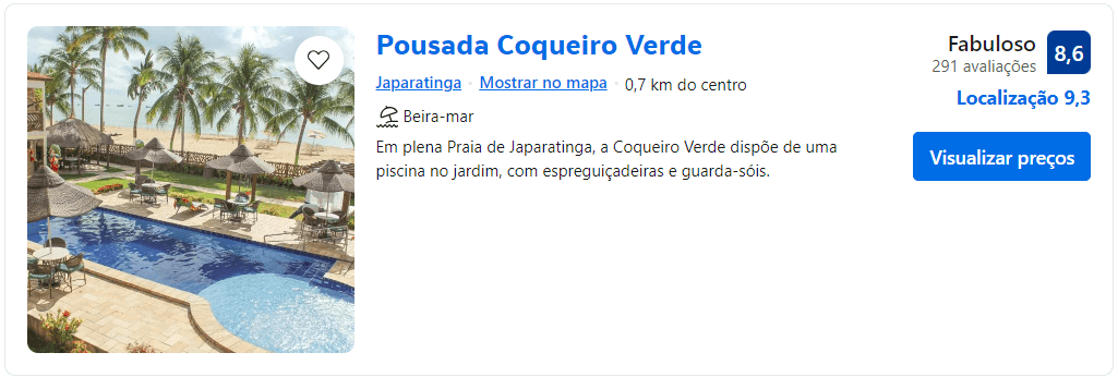 Pousada Coqueiro Verde