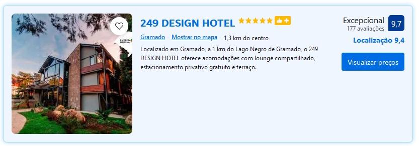 249 design hotel gramado