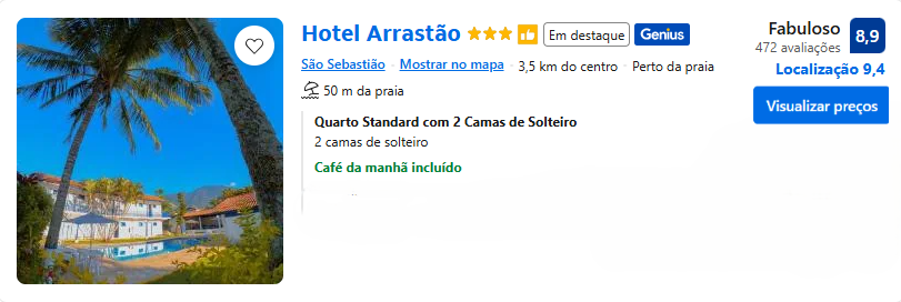 Hotel Arrastão | Imagem: Divulgação