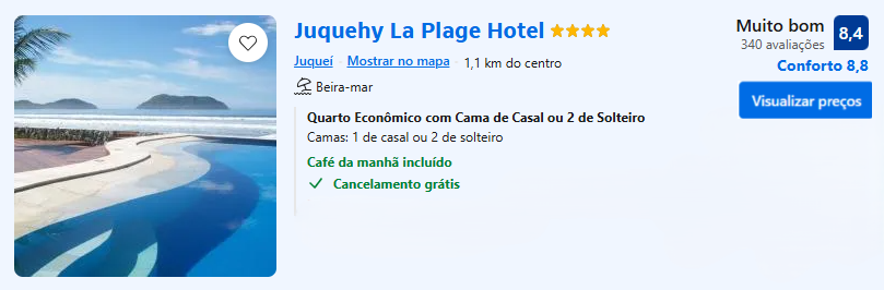 Juquehy la Plage Hotel | Imagem: Divulgação