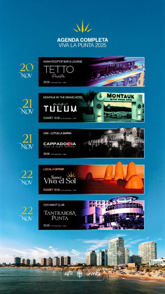 Agenda Completa Viva La Punta | Imagem: divulgação