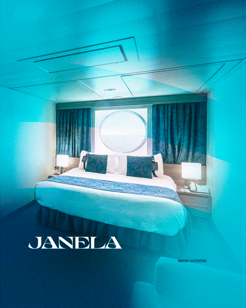 Janela - Réveillon em Alto-mar | Imagem: divulgação