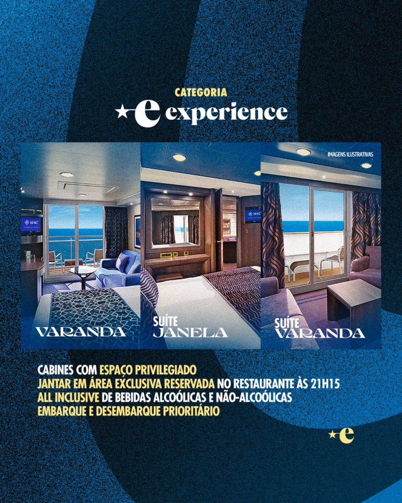 Experience - Réveillon em Alto-mar | Imagem: divulgação