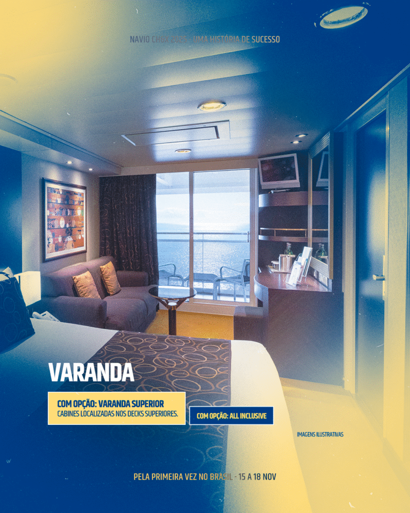 Varanda - Navio Chitãozinho e Xororó | Imagem: Divulgação