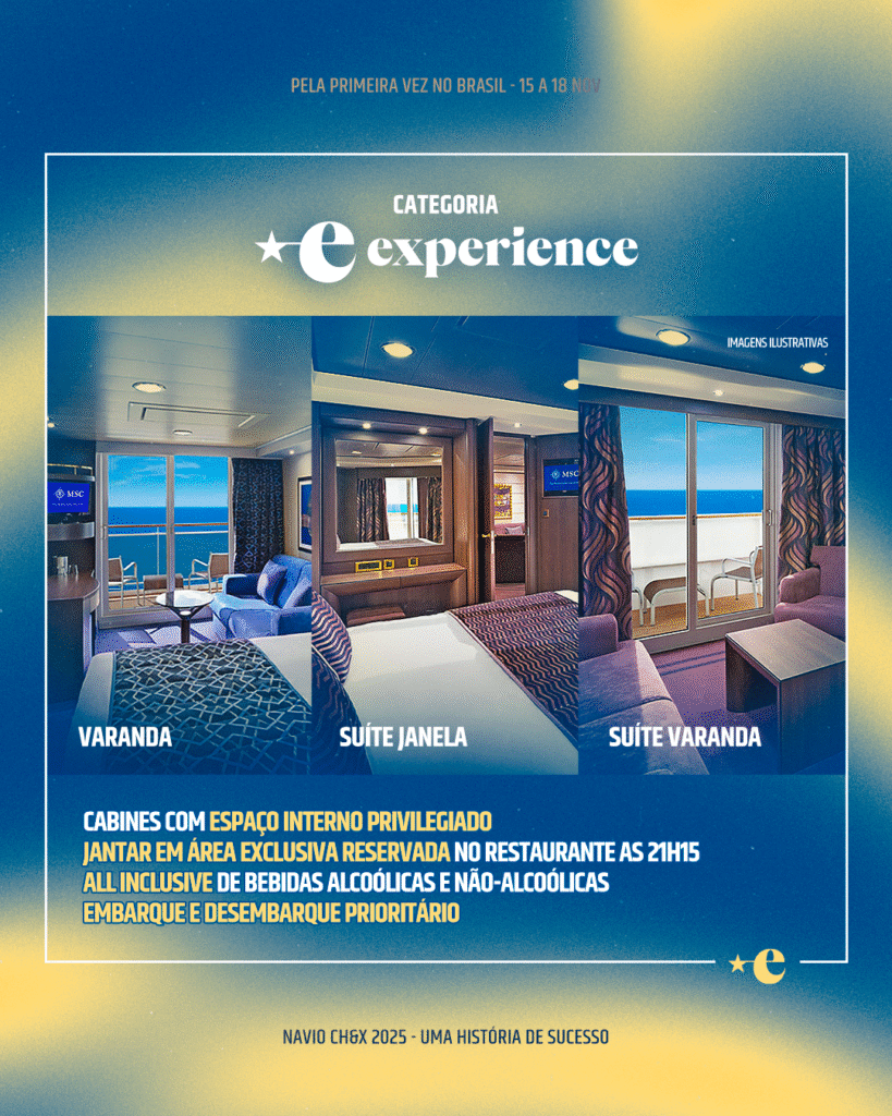 Experience - Navio Chitãozinho e Xororó | Imagem: Divulgação