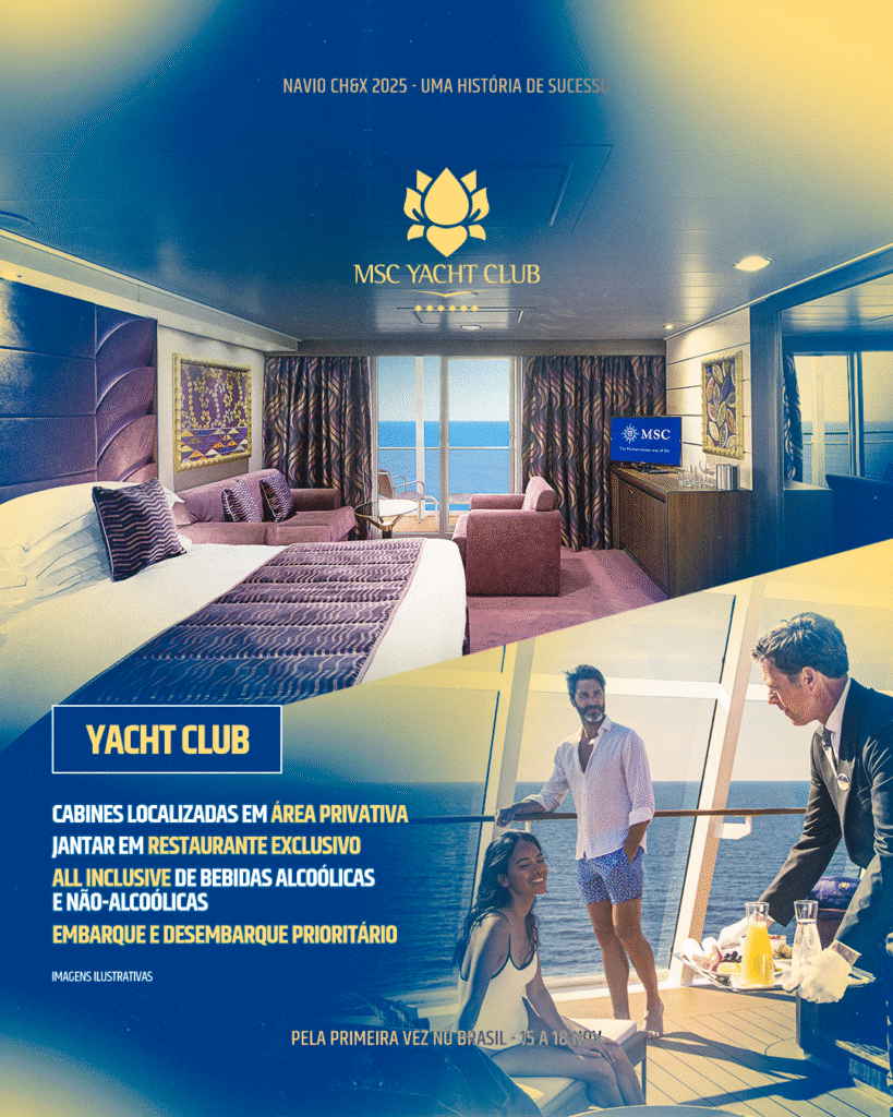 Yacht Club - Navio Chitãozinho e Xororó | Imagem: Divulgação