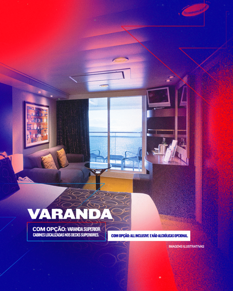 Varanda – Navio Barretos | Imagem: Divulgação