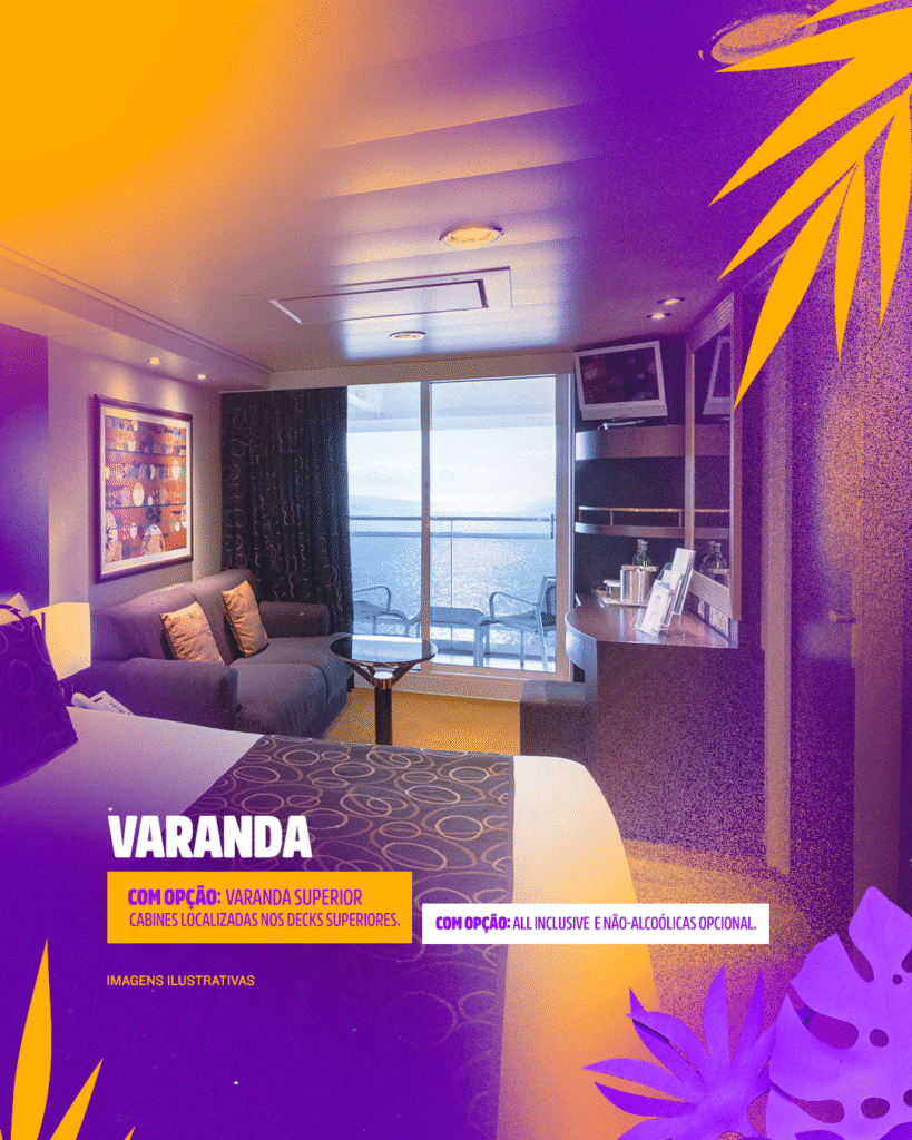 Varanda - Navio Belo em Alto-mar | Imagem: divulgação