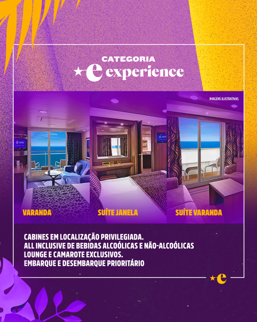 Experience - Navio Belo em Alto-mar | Imagem: divulgação