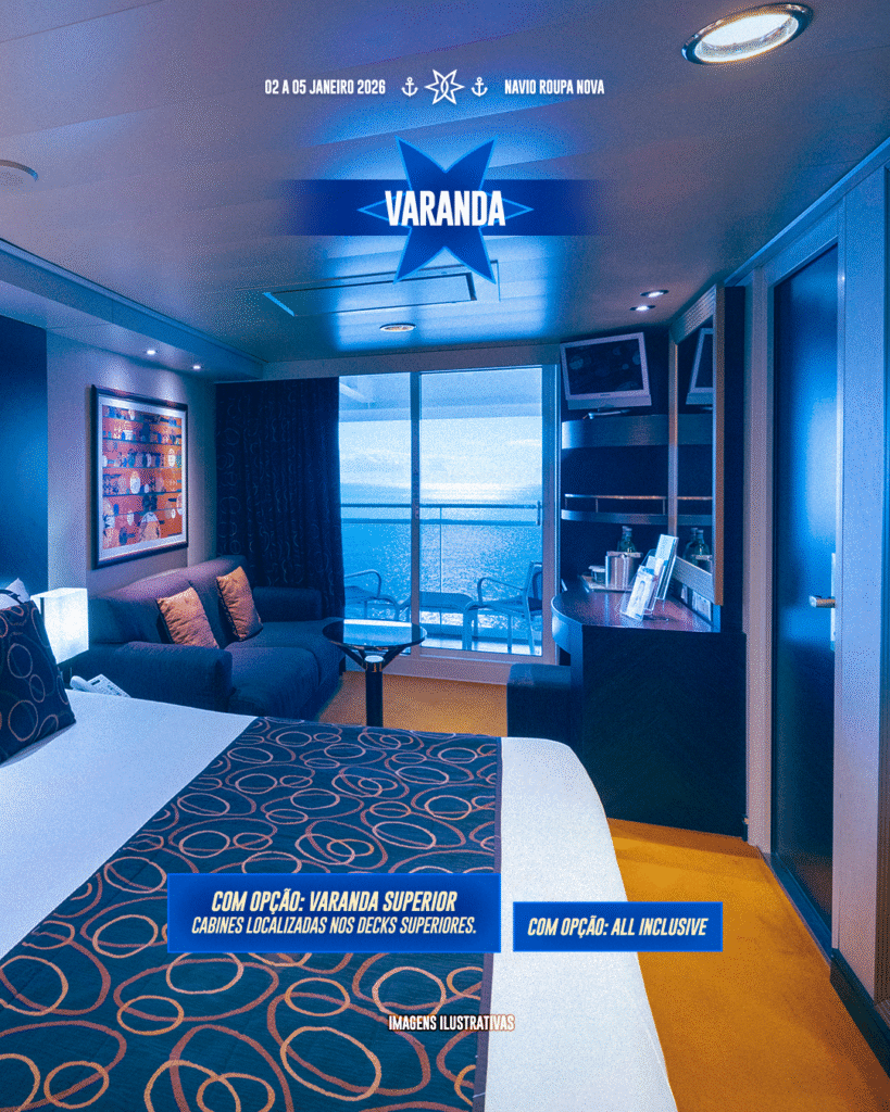 Varanda - Navio Roupa Nova | Imagem: divulgação