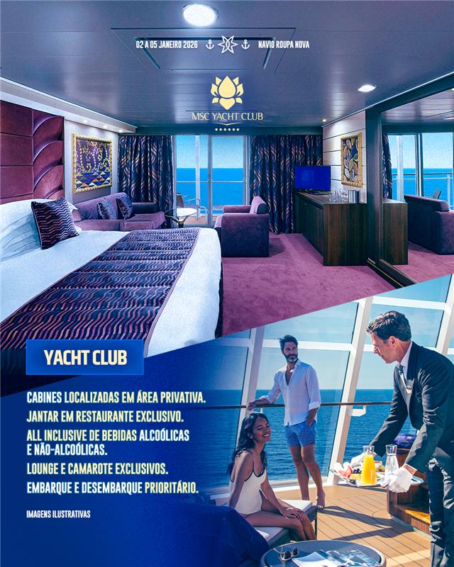 Yacht Club - Navio Roupa Nova | Imagem: divulgação