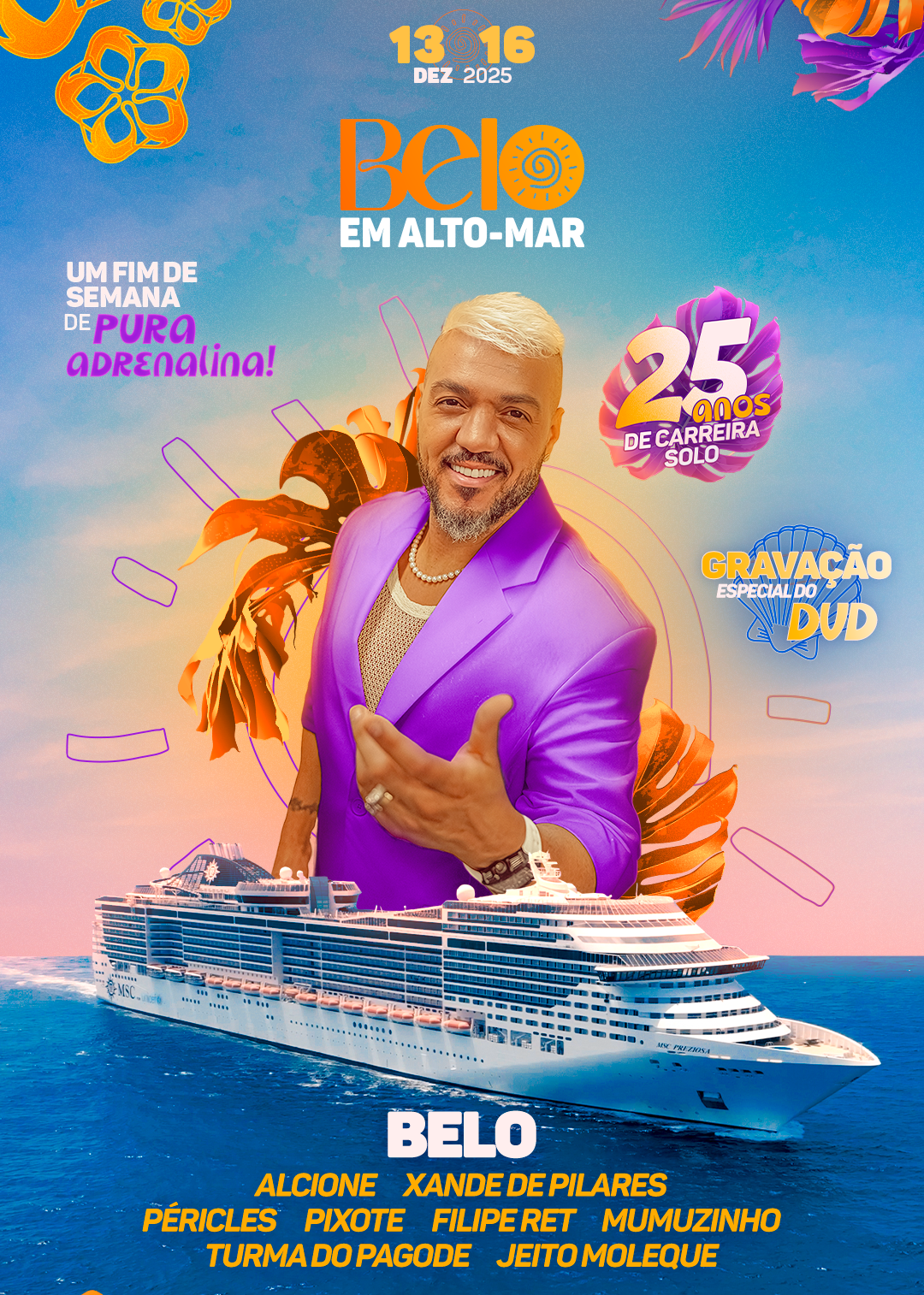 Navio Belo em Alto-mar | Imagem: divulgação