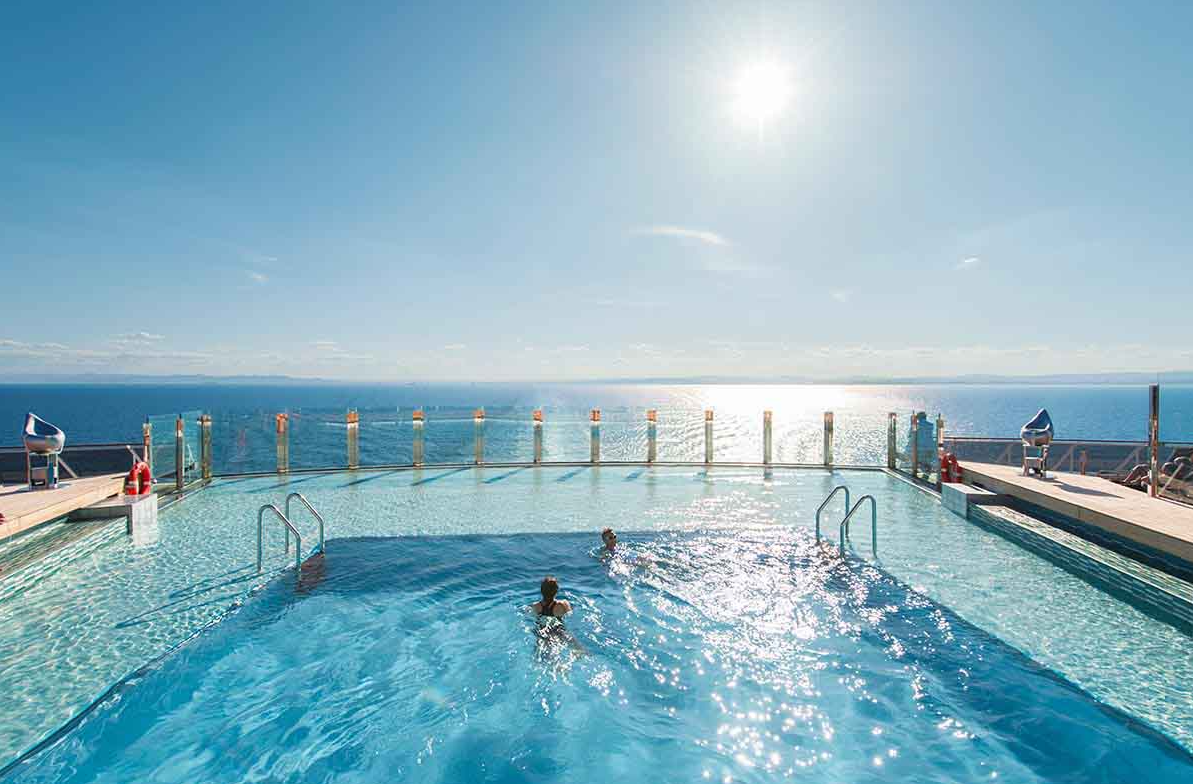 Estrutura MSC Preziosa -Infinity Garden Pool