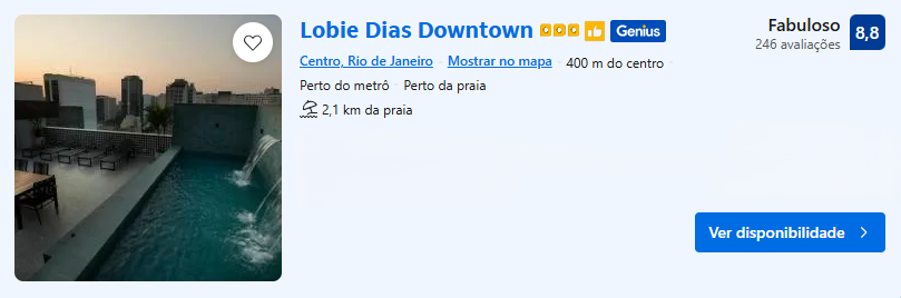 Hospedagem para o CarnaRio - Lobie Dias Downtown