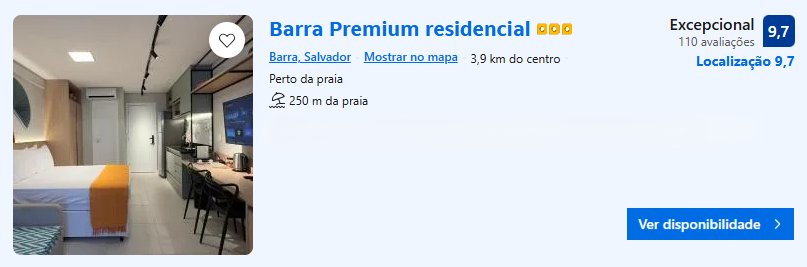 Hospedagem em Salvador - Barra Premium Residencial