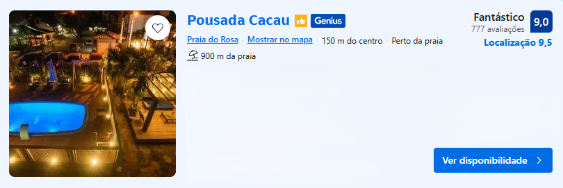 Hospedagem para o CarnaRosa - Pousada Cacau