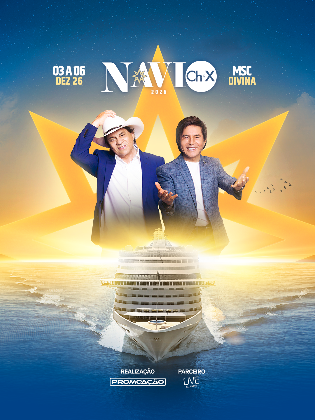 Navio Chitãozinho e Xororó